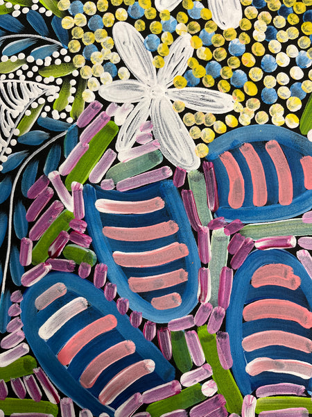 #40 - WOMEN'S CEREMONY (Multi) - Karen Bird Ngale - 50cm x 96cm