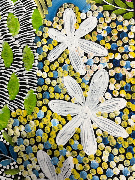#40 - WOMEN'S CEREMONY (Multi) - Karen Bird Ngale - 50cm x 96cm