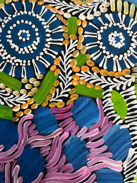 #40 - WOMEN'S CEREMONY (Multi) - Karen Bird Ngale - 50cm x 96cm