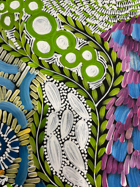 #40 - WOMEN'S CEREMONY (Multi) - Karen Bird Ngale - 50cm x 96cm