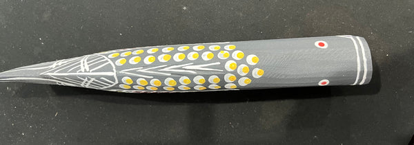 #111 Barramundi  - KENNY REID Aboriginal Art:  36cm x 9cm x 5cm