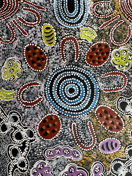 #2 My Country - LANITA NUMINA : Aboriginal Art: 150 x 43 cm
