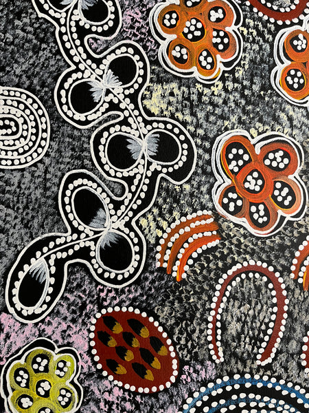 #2 My Country - LANITA NUMINA : Aboriginal Art: 150 x 43 cm
