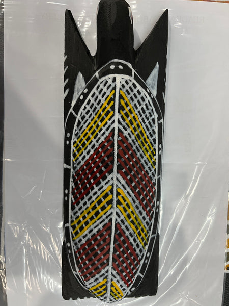 #145 Turtle Carvings - KENNY REID: Aboriginal Art: 26 x 9 x 5cm