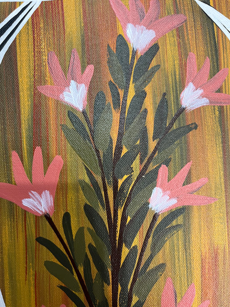 #22 Brolga Dreaming - CHRISTINE BURARRWANGA : 43 x 32cm