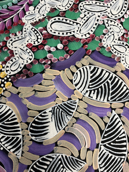 #372 - WOMEN'S CEREMONY (Multi) - Karen Bird Ngale - 66cm x 73cm