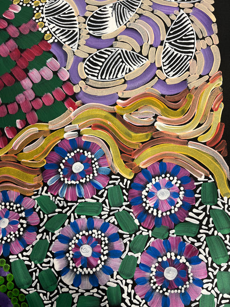 #372 - WOMEN'S CEREMONY (Multi) - Karen Bird Ngale - 66cm x 73cm