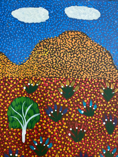 #366 My Grandmothers Country - ARTIST: HELEN RUBUNTJA 94cm x 71cm