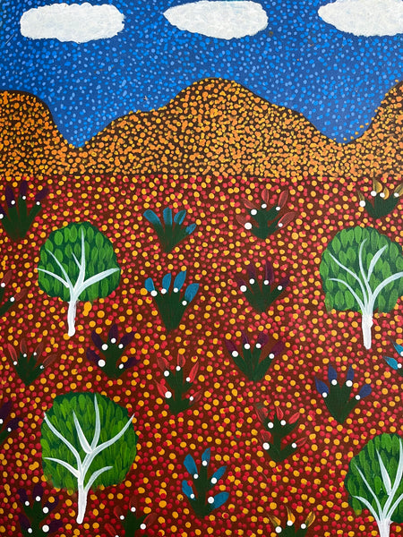 #366 My Grandmothers Country - ARTIST: HELEN RUBUNTJA 94cm x 71cm