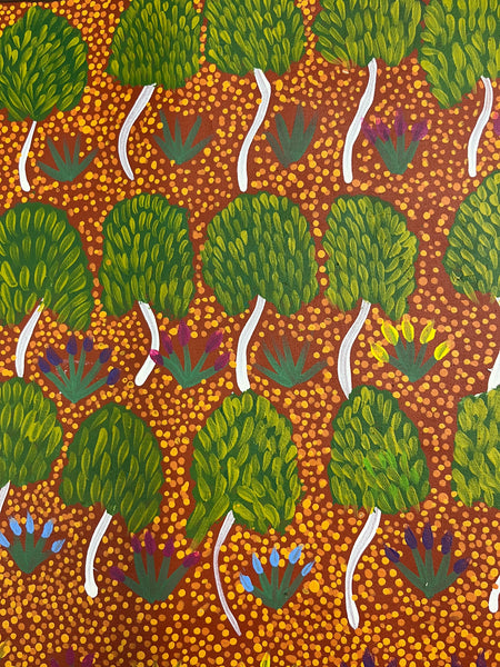 #19 My Grandmothers Country - ARTIST: HELEN RUBUNTJA 93cn x 70cm