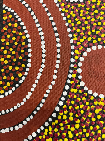 #127 Mulga Seeds & Berries ARTIST: TRISTAN BIRD 73cm x 95cm