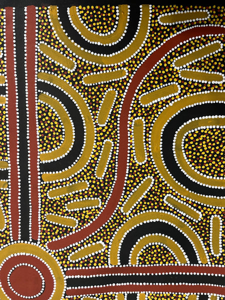 #173 Mulga Seeds & Berries ARTIST: TRISTAN BIRD 73cm x 95cm