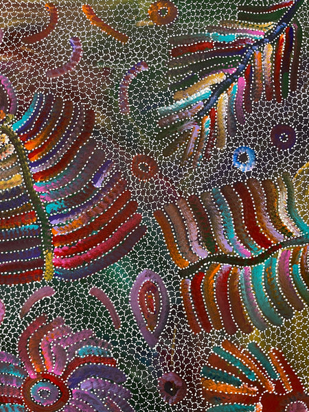 #353 Yam Seed Dreaming Artist: JEDDA PURVIS KNGWARREYE:  200cm x 91cm