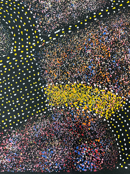 #295 - Anwekety (Bush Plum) Dreaming (Plum) - ARTIST: ROSEANNE MORTON PWERLE - 200cm X 88cm