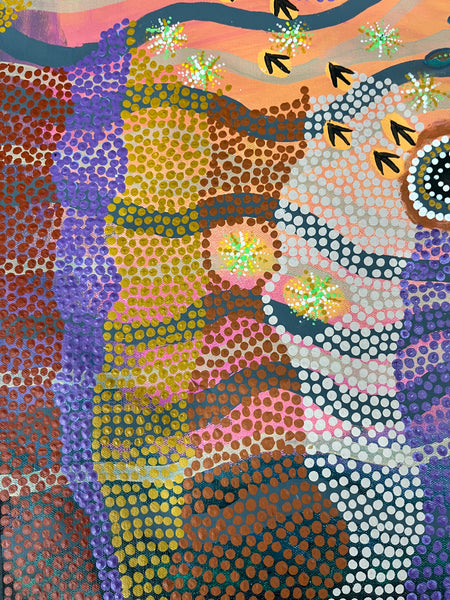 #347 - Dalhouse Springs (Sunset) - ARTIST: KATHY ARBON - 92 x 67cm