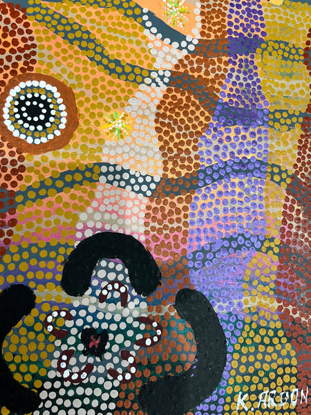 #347 - Dalhouse Springs (Sunset) - ARTIST: KATHY ARBON - 92 x 67cm