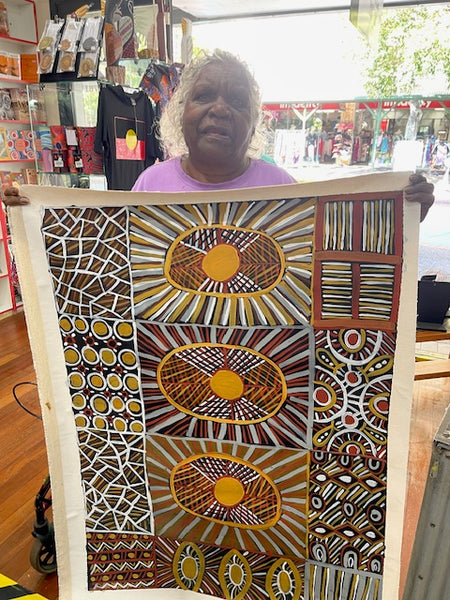 #20 Ceremony - MAREE GOREY: Aboriginal Art: 70x97cm