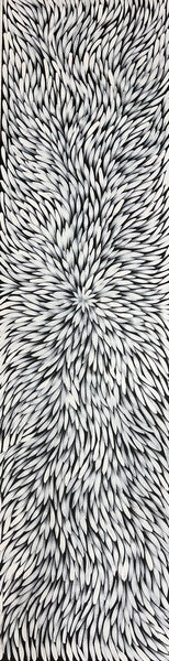 #332 Bush Medicine Leaves (White) - SHARON NUMINA : Aboriginal Art: 4