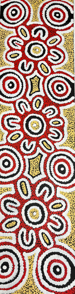 #197 Women's Ceremony (Multi) - SHARON NUMINA : Aboriginal Art: 41cm x 151cm