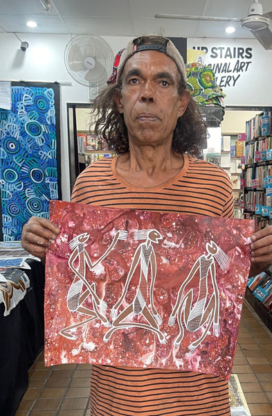 #227 Mimi Spirits - EDDIE BLITNER : Aboriginal Art : 40x50cm