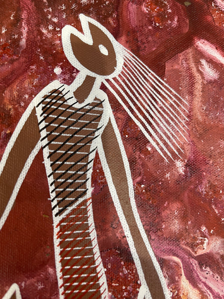 #227 Mimi Spirits - EDDIE BLITNER : Aboriginal Art : 40x50cm