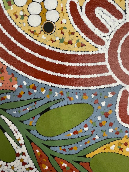 #150 Honey Ant Dreaming - JONATHAN HOCKLEY - Aboriginal Art: 49 x 92cm