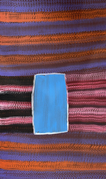 #46 River Country - ABORIGINAL ARTIST: BARNEY ELLAGA (Collectors Piece) 65cm x 105cm