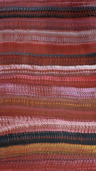 #249 Sugarbag Country - ABORIGINAL ARTIST: BARNEY ELLAGA (Collectors Piece) 52cm x 88cm