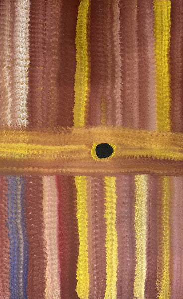 #307 Sugarbag Country - ABORIGINAL ARTIST: BARNEY ELLAGA (Collectors piece) 59cm x 95cm