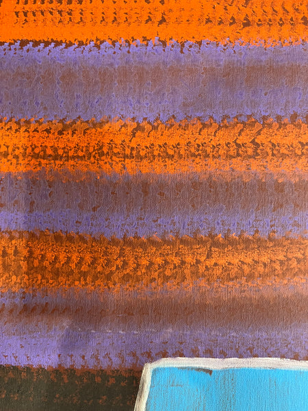 #46 River Country - ABORIGINAL ARTIST: BARNEY ELLAGA (Collectors Piece) 65cm x 105cm