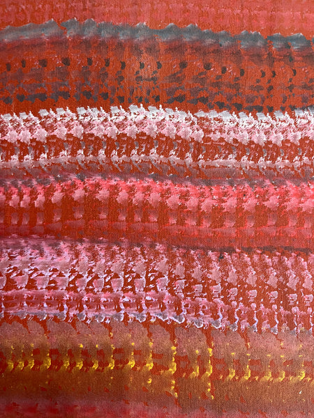 #249 Sugarbag Country - ABORIGINAL ARTIST: BARNEY ELLAGA (Collectors Piece) 52cm x 88cm