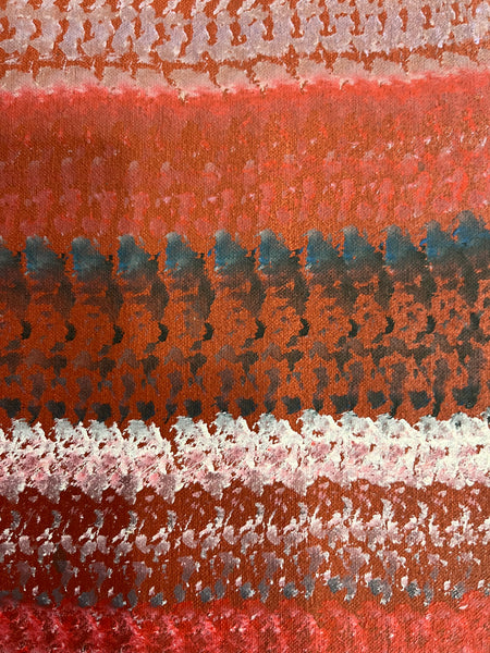 #249 Sugarbag Country - ABORIGINAL ARTIST: BARNEY ELLAGA (Collectors Piece) 52cm x 88cm