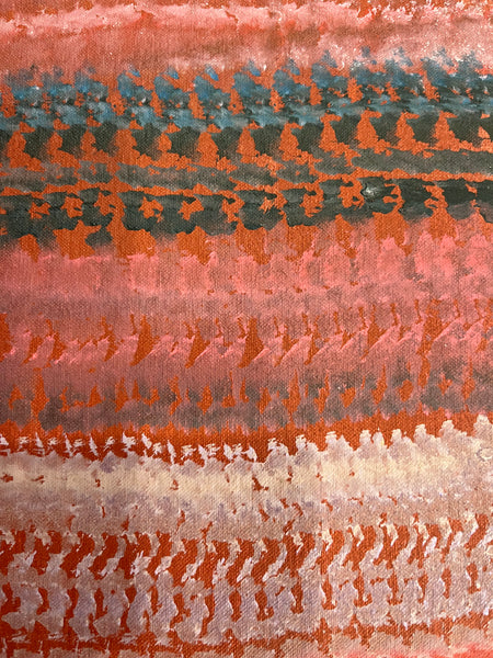 #249 Sugarbag Country - ABORIGINAL ARTIST: BARNEY ELLAGA (Collectors Piece) 52cm x 88cm