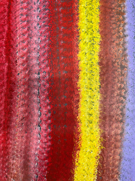 #279 Sugarbag Country - ABORIGINAL ARTIST: BARNEY ELLAGA (Collectors piece) 93cm x 125cm