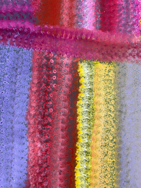 #279 Sugarbag Country - ABORIGINAL ARTIST: BARNEY ELLAGA (Collectors piece) 93cm x 125cm