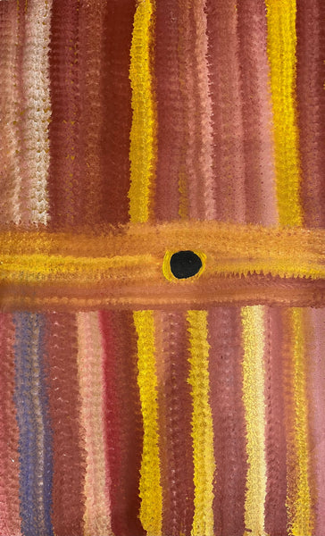 #307 Sugarbag Country - ABORIGINAL ARTIST: BARNEY ELLAGA (Collectors piece) 59cm x 95cm