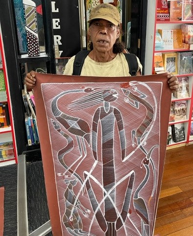 #97 Mimi Spirit Dreaming EDDIE BLITNER : Aboriginal Art : 66 x 117cm