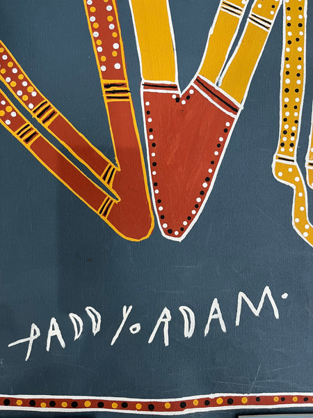 #247 Mosquito Mimi Spirits - Aboriginal Art: PADDY FORDHAM (Collectors piece) 90cm x 100cm