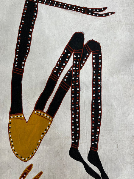 #356 Mosquito Mimi Spirits - Aboriginal Art: PADDY FORDHAM (Collectors piece) 90cm x 112cm