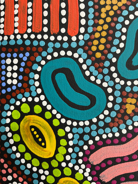 #393 Wallaby Tracks My Country Dreaming (Multi) - Sharon Turner: 27cm x 37cm