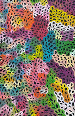 #379  Bush Melons (Multi) - LOUISE NUMINA : Aboriginal Art: 94 x 141cm