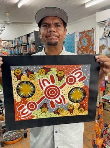 94 Honey Ant Dreaming - JONATHAN HOCKLEY - Aboriginal Art: 40 x