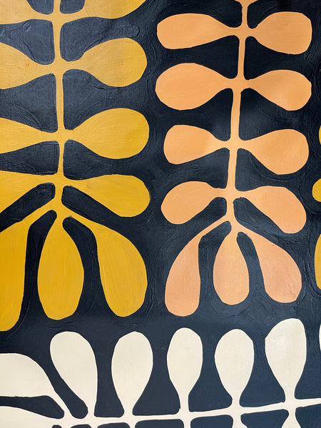 #257 Mulga Trees - DEBRA NANGALA MCDONALD Aboriginal Artist: 93cm x 152cm