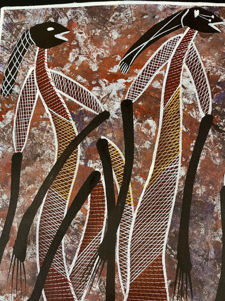 #203 Mimi Spirits Chatting - EDDIE BLITNER : Aboriginal Art : 153cm x 73cm