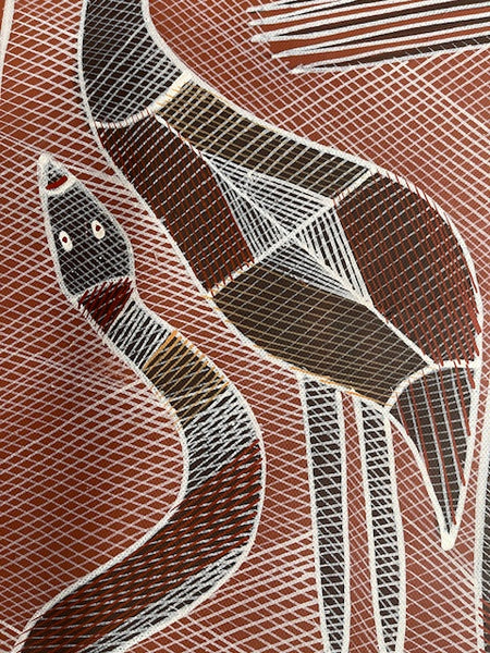 #97 Mimi Spirit Dreaming EDDIE BLITNER : Aboriginal Art : 66 x 117cm