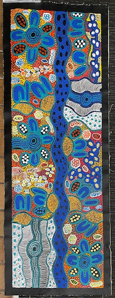 #330 My Country Dreaming - LANITA NUMINA : Aboriginal Art: 57 x 170cm