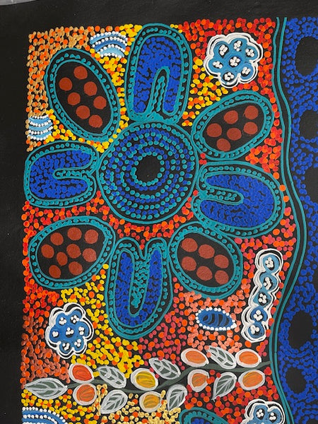 #330 My Country Dreaming - LANITA NUMINA : Aboriginal Art: 57 x 170cm