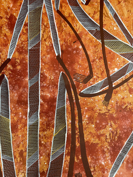 #298 Mimi Spirits  - EDDIE BLITNER : Aboriginal Art : 96x152cm