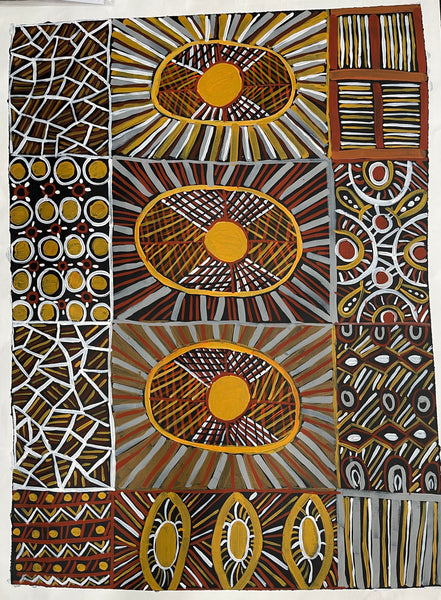 #20 Ceremony - MAREE GOREY: Aboriginal Art: 70x97cm