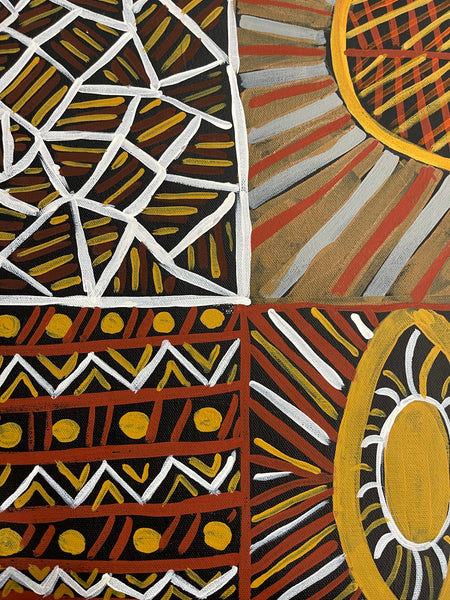 #20 Ceremony - MAREE GOREY: Aboriginal Art: 70x97cm